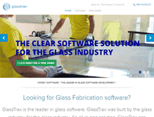 Tablet Screenshot of glassfabricationsoftware.com